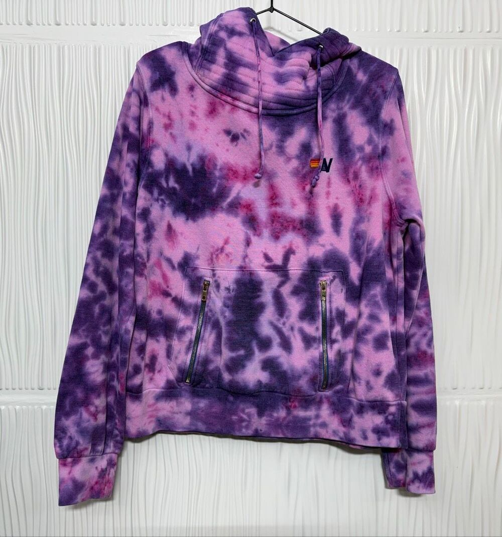 AVIATOR NATION Hand dyed tie-dye ninja hoodie - M